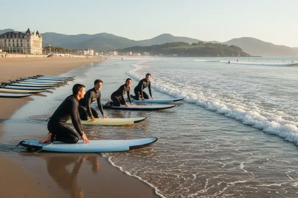 Surf pour débutant au Pays Basque